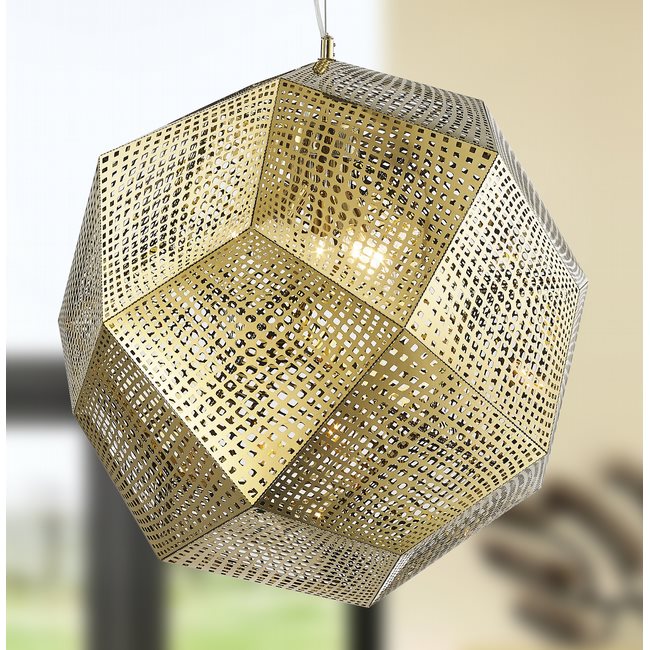 w83430cg24 Geometrics 5 Light Champagne Pendant