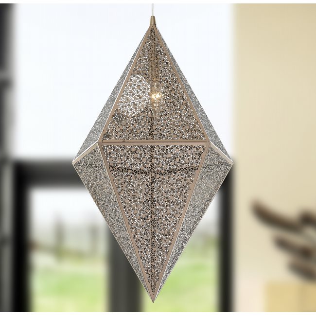 w83431rg14 Geometrics 1 Light Rose Gold Pendant