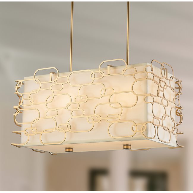 w83440mg24 Montauk 8 Light Matte Gold Finish Pendant