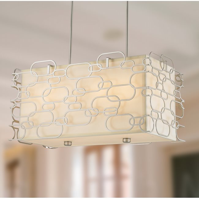 w83440mn24 Montauk 8 Light Matte Nickel Finish Pendant