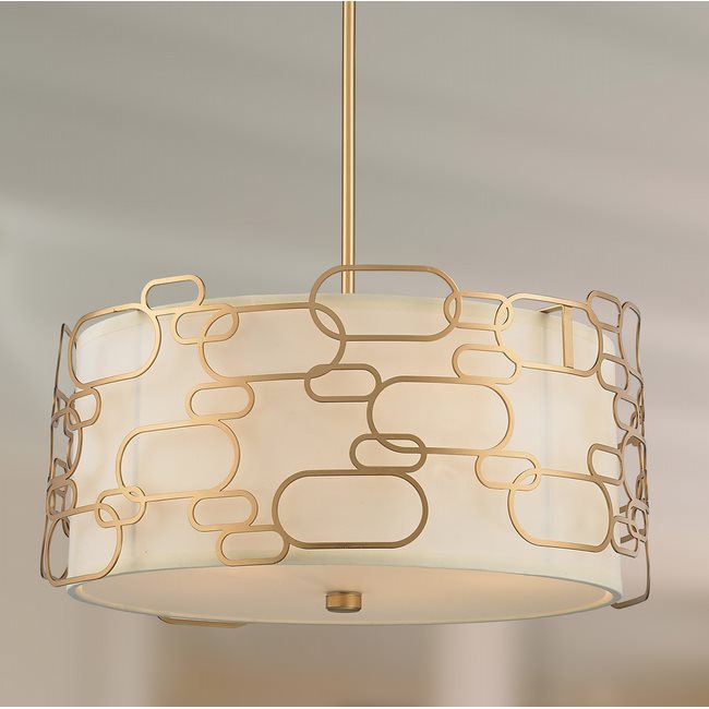 w83443mg20 Montauk 5 Light Matte Gold Finish Pendant