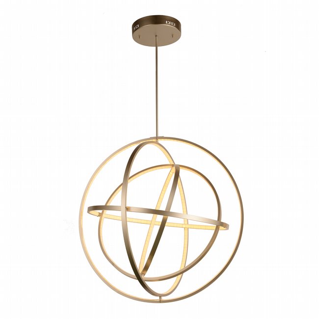 w83475mn31 Atom Light Matte Nickel Finish LED Chandelier