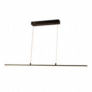 w83477mb55 Blade Light Matte Black Finish LED Chandelier