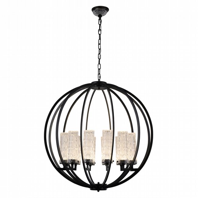 W83671BP30 Rondeau Chandelier D30H10L12