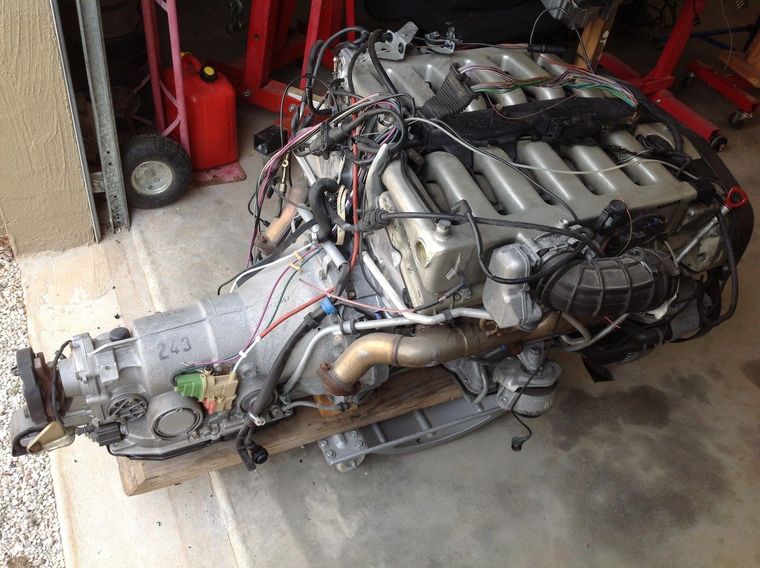 Mercedes m120 v12 engine weight