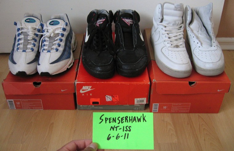 vnds 05' air max 95 slate sz 10.5, used og nike flight lite vnds 05' air max 95 slate sz 10.5, used og nike flight lite