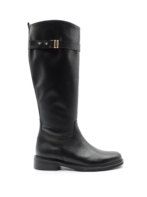 STIVALE FIBBIA NERO ZANFRINI | ERMYPNERO