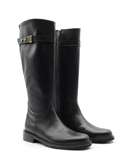 STIVALE FIBBIA NERO ZANFRINI | ERMYPNERO