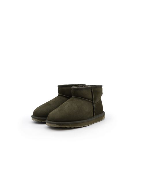 MINI PELO DARK GREEN EMU | W10937CDARK OLIVE