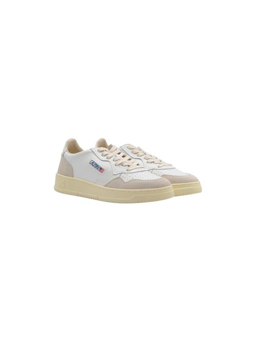 TENNIS PELLE/SUEDE BIANCO SABBIA AUTRY | L533PCWHITE