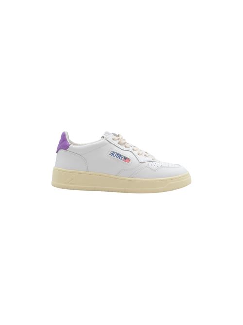 TENNIS PELLE BIANCA/LILLA AUTRY | LL08PBL