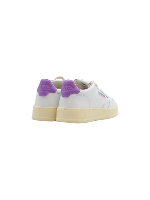 TENNIS PELLE BIANCA/LILLA AUTRY | LL08PBL