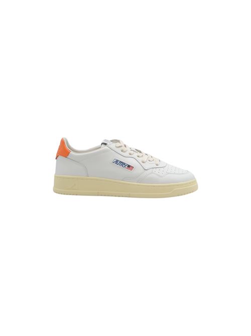 TENNIS PELLE BIANCO/ARANCIONE AUTRY | LL26PBA