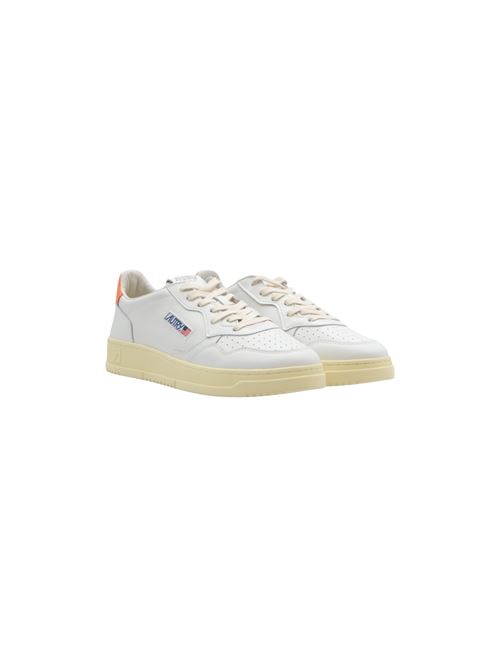 TENNIS PELLE BIANCO/ARANCIONE AUTRY | LL26PBA