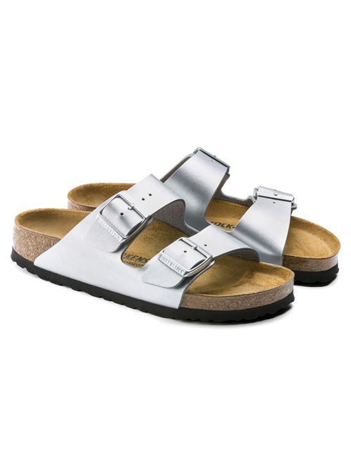 ARIZONA 2 FASCE ARGENTO BIRKENSTOCK | 1012283PSILVER