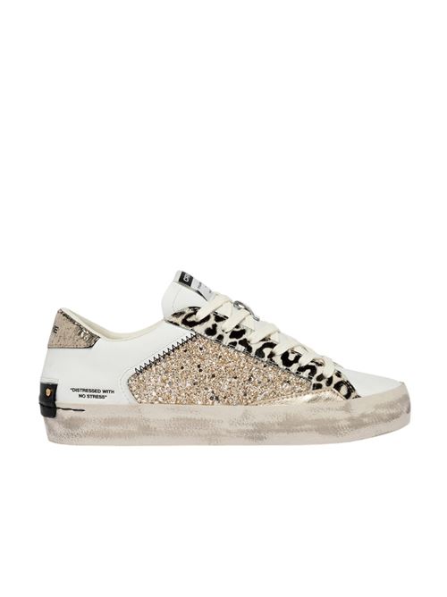 TENNIS F.GOMMA GLITTER LEOPARD CRIME LONDON | 29003PP8PGWHT ORO