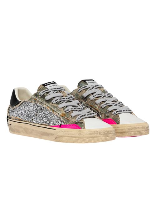TENNIS F.GOMMA MILITARE SILVER CRIME LONDON | 29073PP8TGSILVER CAMOUFLAGE