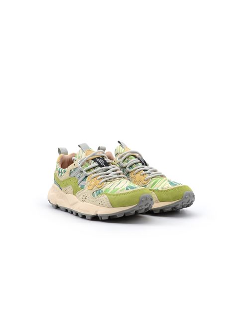 SNEAKER YAMANO FLOWER MOUNTAIN | YAMANO 3COTTONLIMEWHITEPWTROL