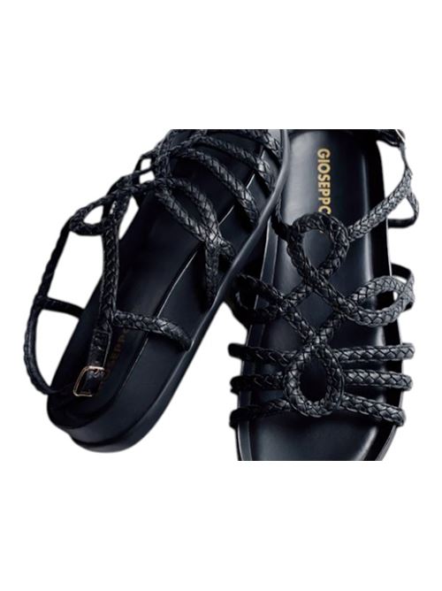 SANDALO LISTINI NERO GIOSEPPO | MARIGATPBLK