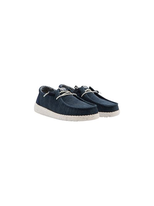 SLIP ON BLU HEYDUDE | WALLY STRETCH SOXRBLU