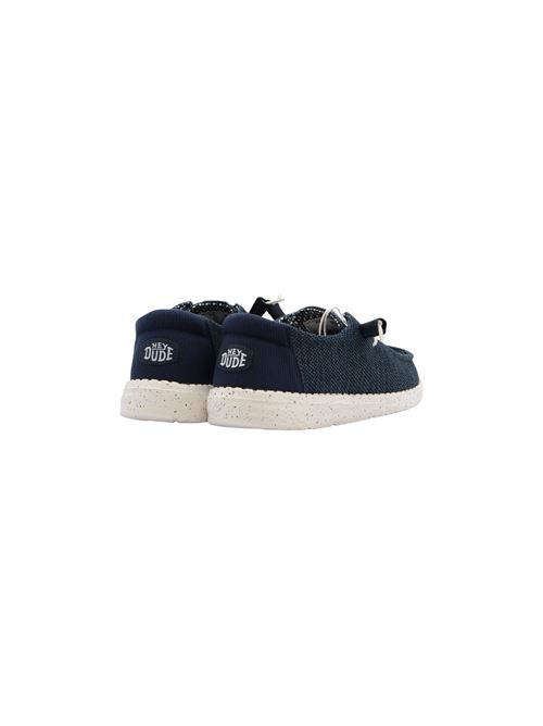 SLIP ON BLU HEYDUDE | WALLY STRETCH SOXRBLU