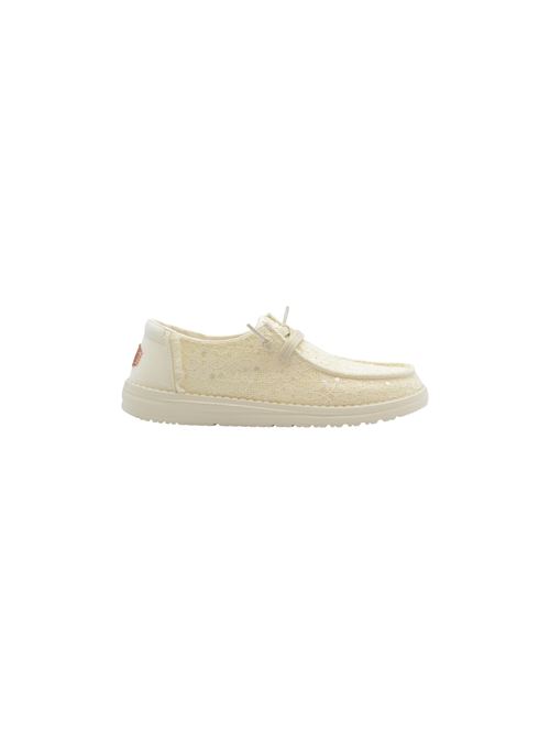 SLIP ON PAILLETTES AVORIO HEYDUDE | WENDY SEQUIN LACETPIVORY