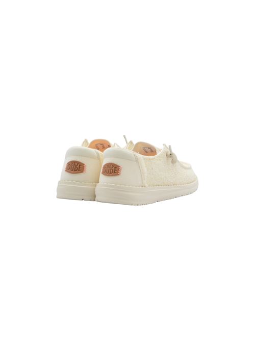 SLIP ON PAILLETTES AVORIO HEYDUDE | WENDY SEQUIN LACETPIVORY