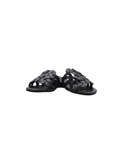 CIABATTA INTRECCIO NERO ZANFRINI | 0610PBLK