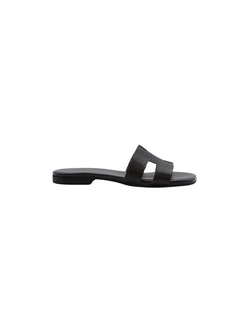 CIABATTA PIATTA NERO ZANFRINI | 7.10PBLK
