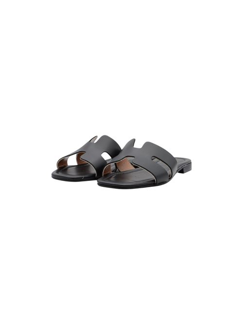CIABATTINA PIATTA NERO ZANFRINI | CHPBLK