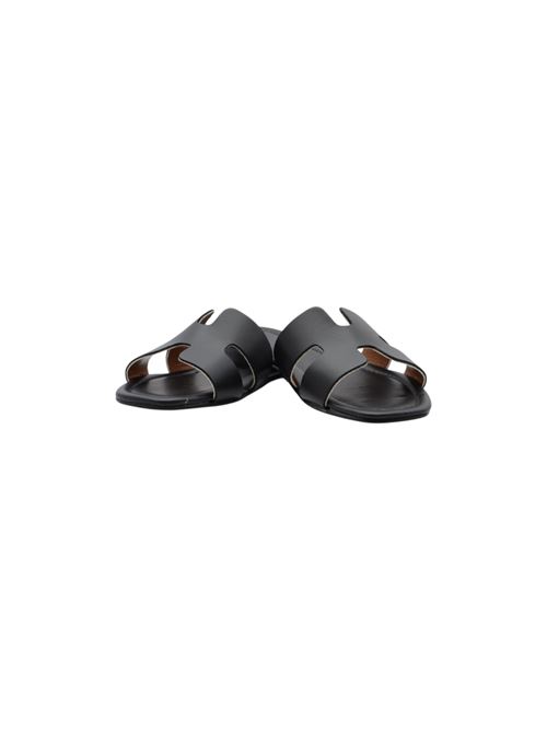 CIABATTINA PIATTA NERO ZANFRINI | CHPBLK