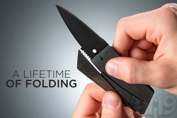 The polypropylene handles allow for a lifetime of folding and unfolding.