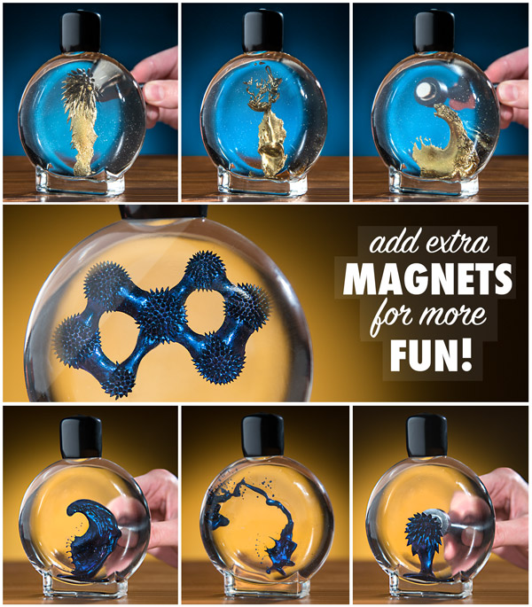 Colorful Ferrofluid Liquid in Bright Colors