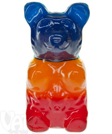 World's Largest Gummy Bear - 3-Tone (Raspberry, Orange, Cherry)