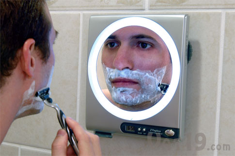 Acrylic Anti Fog Mirror Bathroom Tools Shower Shave Fogless Mirror Wall SuctZB E - Foto 9