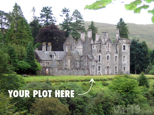 a Laird or Lady Gift Box Includes land ownership