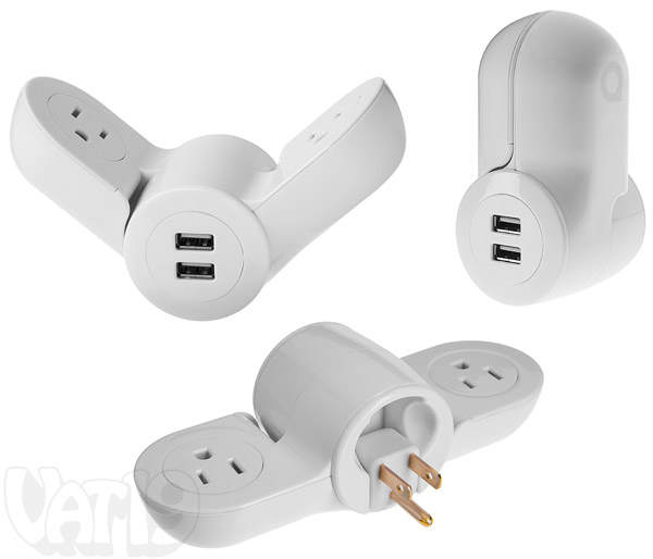 Pivot Power Mini by Quirky Turn 1 outlet into 4 fabulous features