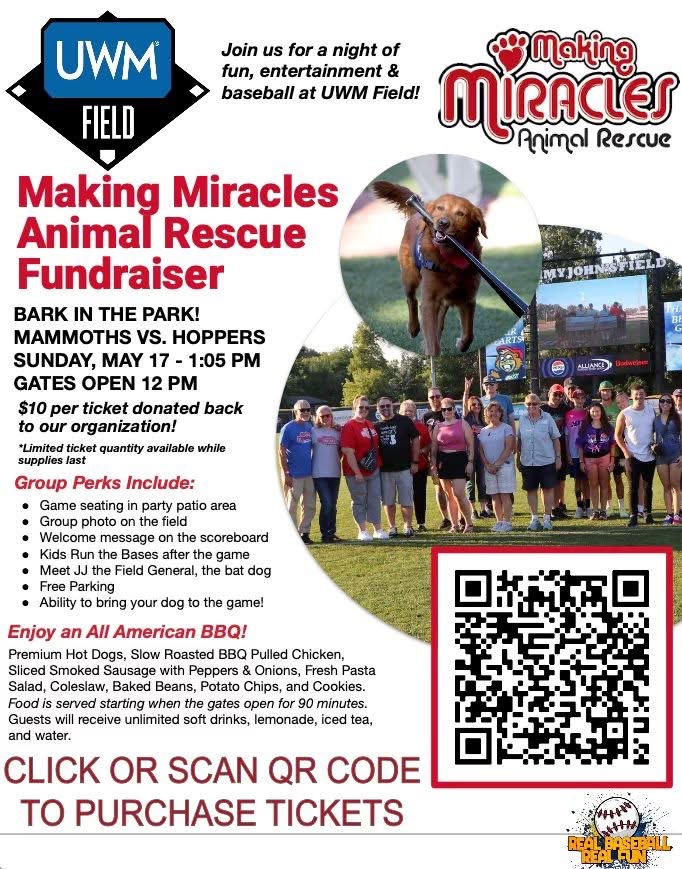 Bark in the Park Event Flyer