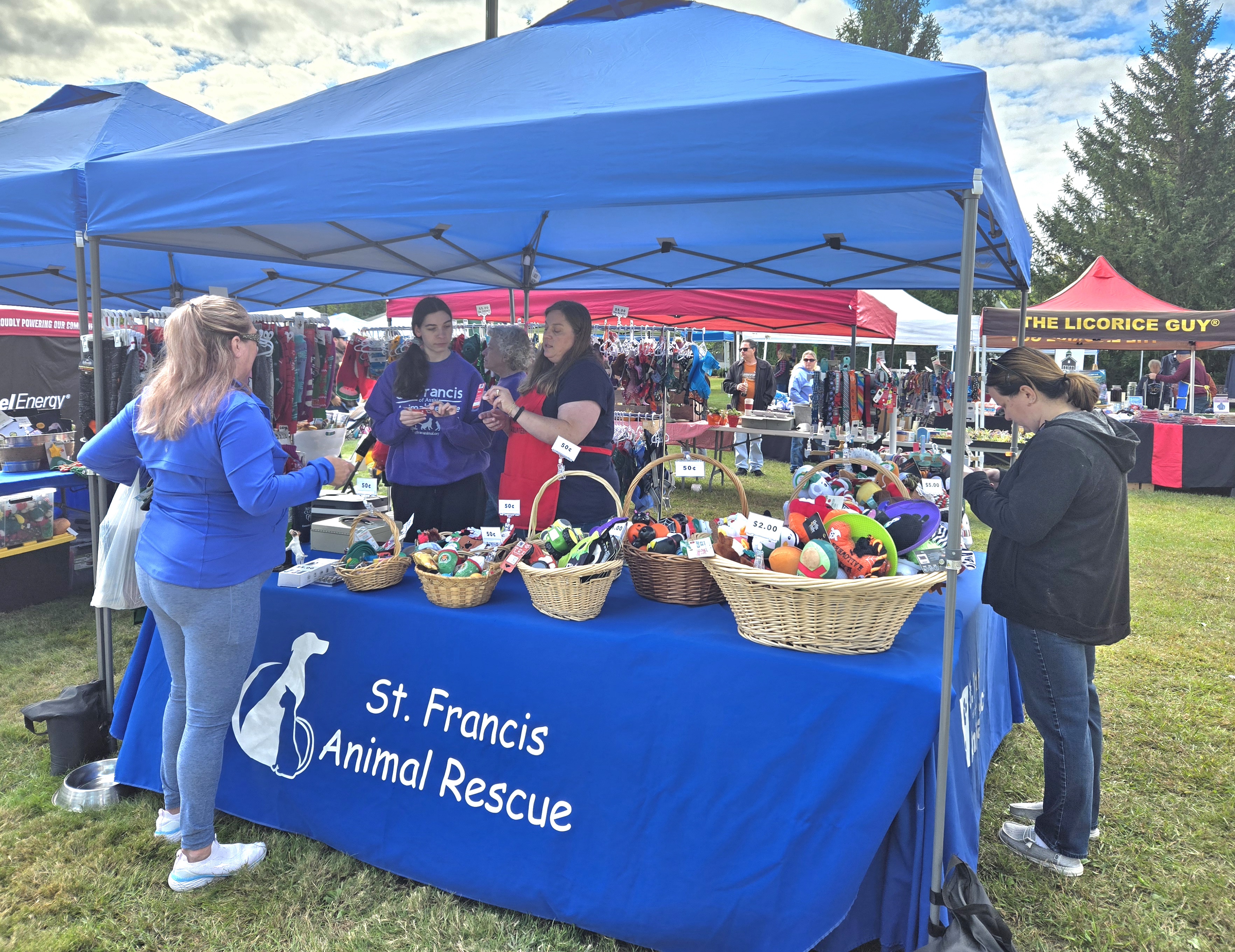 Taco Daze 2025 Booth and volunteers Taco Daze 2025 Booth and volunteers
