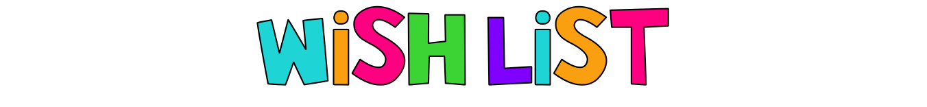 Wish List multicolored