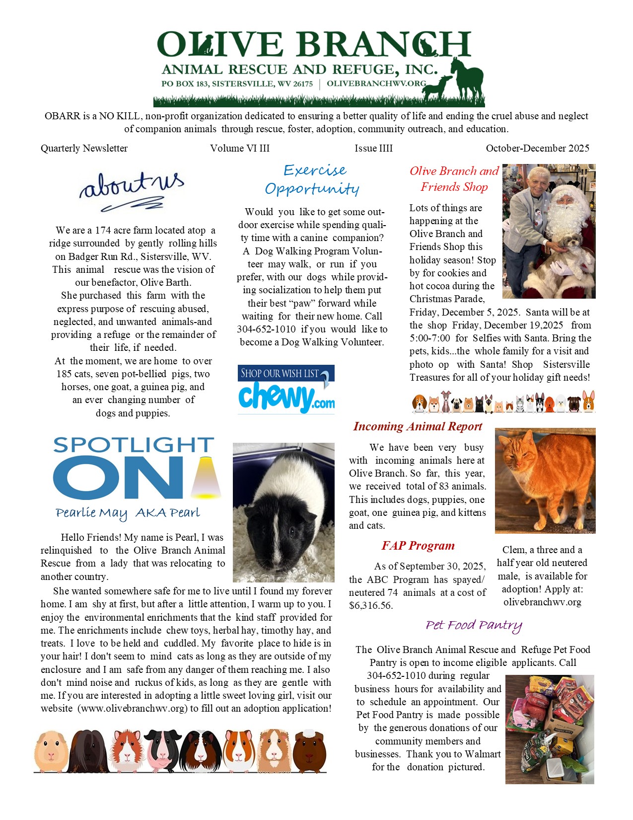 Newsletter Oct to Dec 2025 page 1