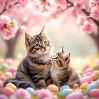 easter kitten