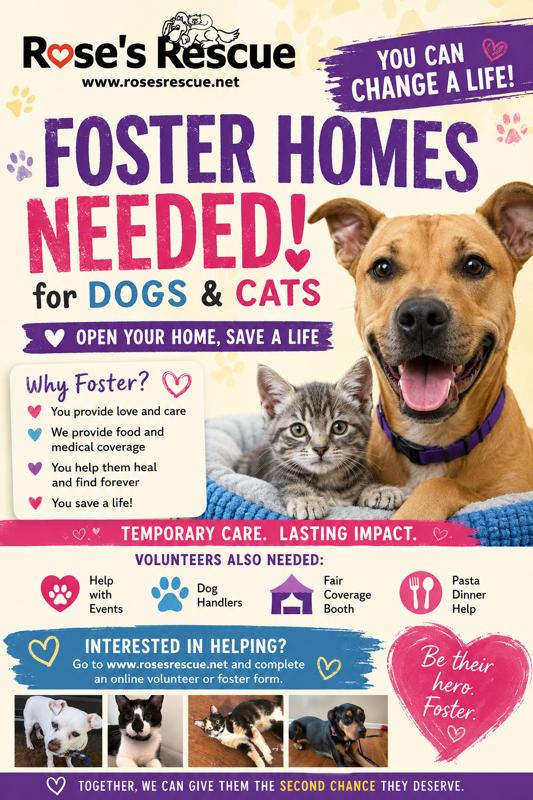 Foster Plea July 2026