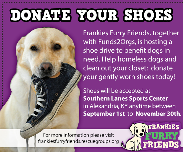 Donate your shoes flyer