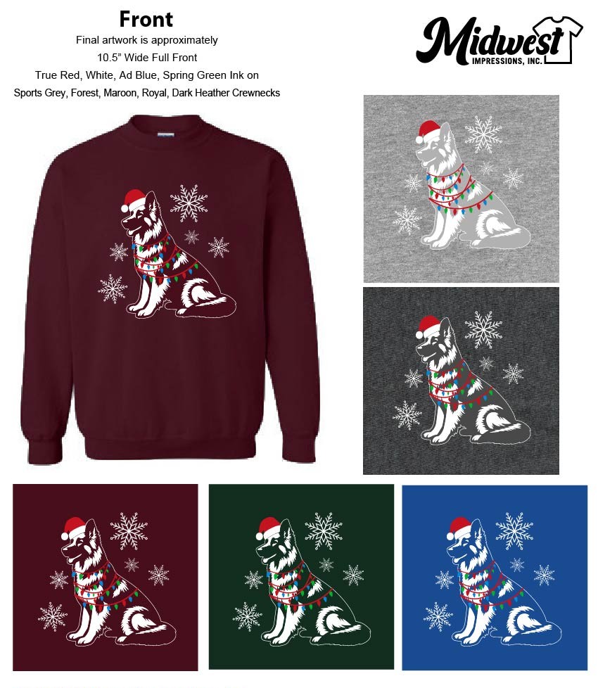2025 Midwest Holiday Crewneck Front 2025 Midwest Holiday Crewneck Front