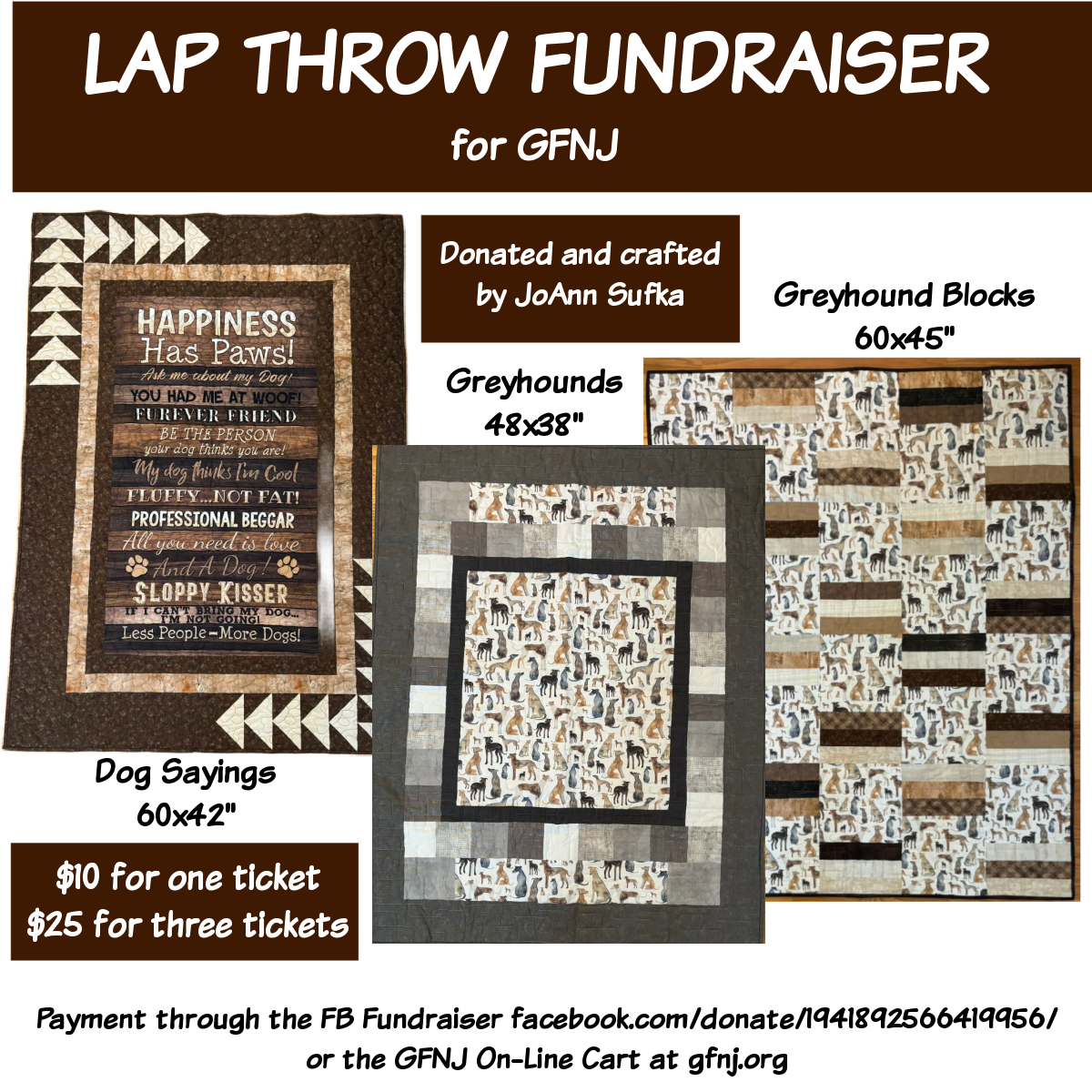 Lap Throw Fundraiser