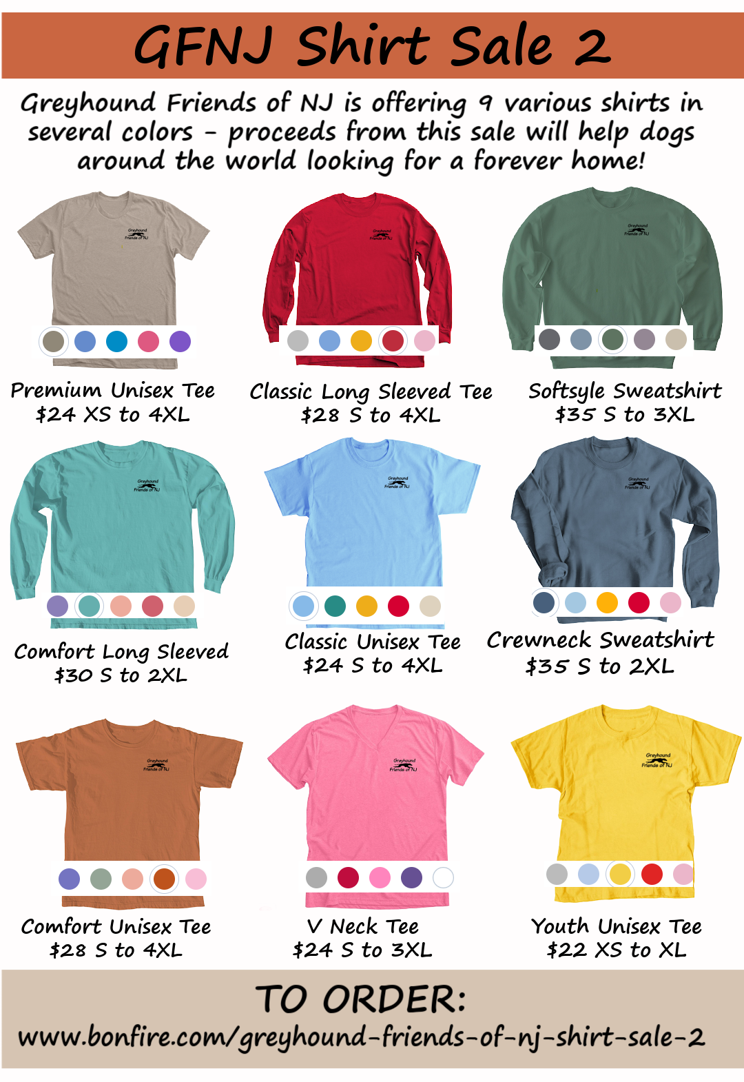 GFNJ Shirt Sale 2