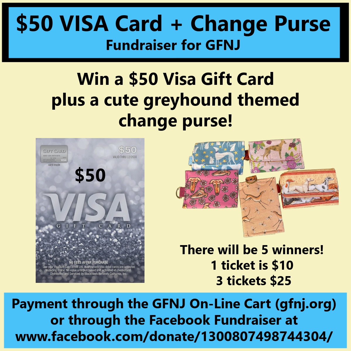 $50 VISA Change Purse