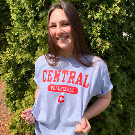 Selfie submitted by an incoming Central College student.