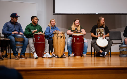 Central students enjoy a wide variety of on-campus involvement opportunities and events, including athletics and fine arts.